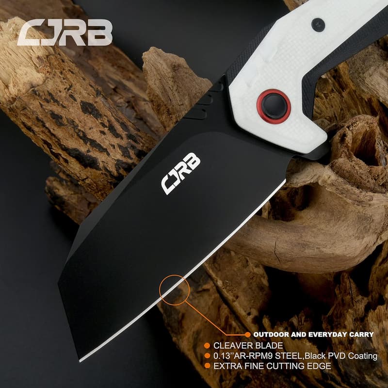 CJRB Tigris Folding Knife with AR-RPM9 Steel & G10 Handle
