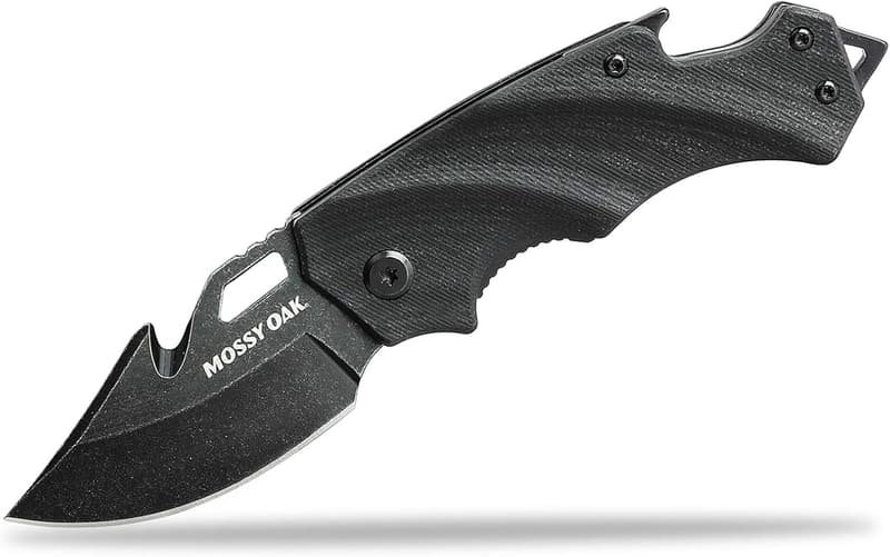 MOSSY OAK Mini Folding Pocket Knife - Stainless Steel EDC Tool