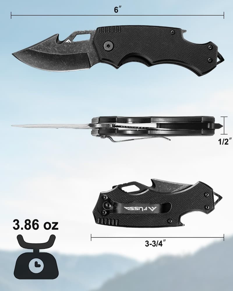 EDC Mini Folding Pocket Knife with Stainless Steel Blade