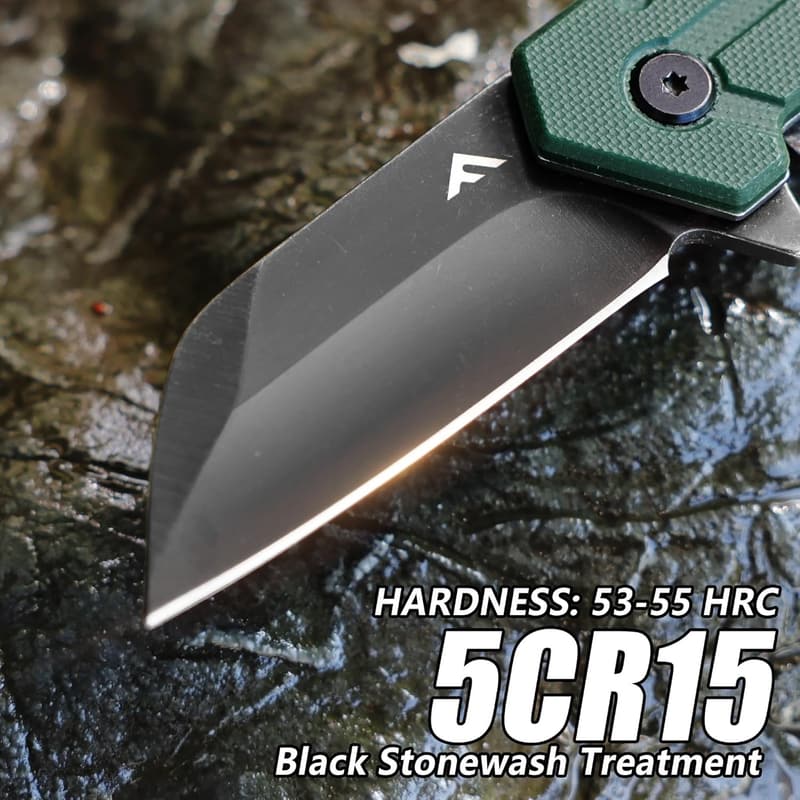 EDC Folding Knife with Bottle Opener & Screwdriver - 4