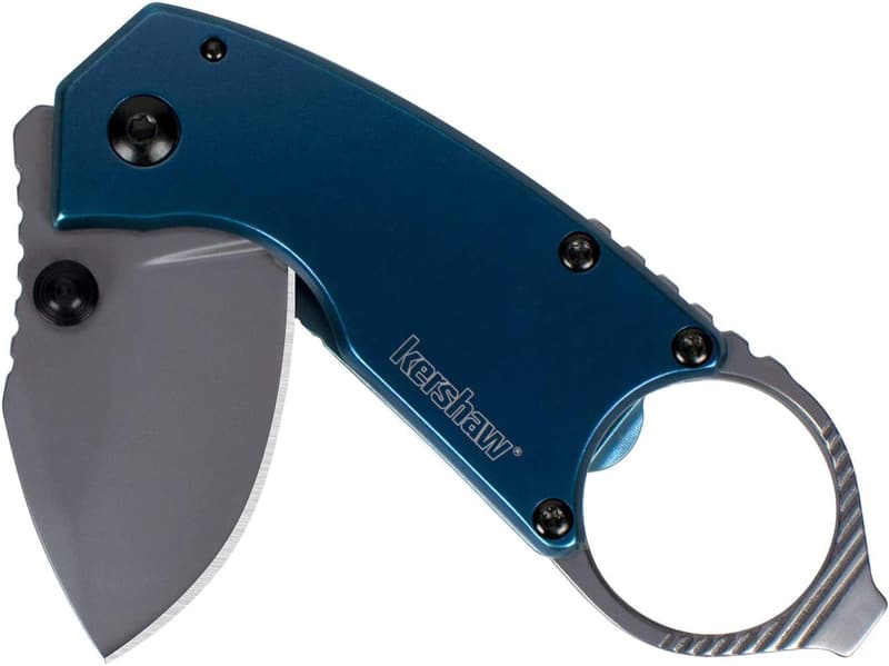 Kershaw Navy Folding Pocket Knife with Bead Blasted Blade