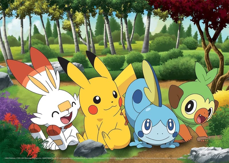 Pokemon 4-1 Jigsaw Puzzle Multipack for Game Nights