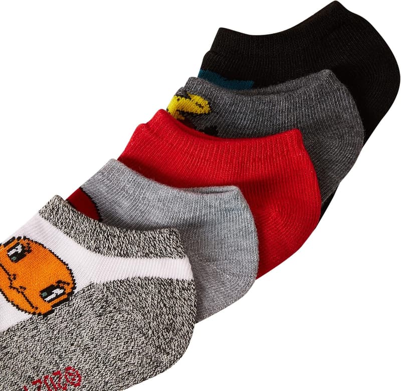 Boys' Pokemon 5-Pack No Show Socks