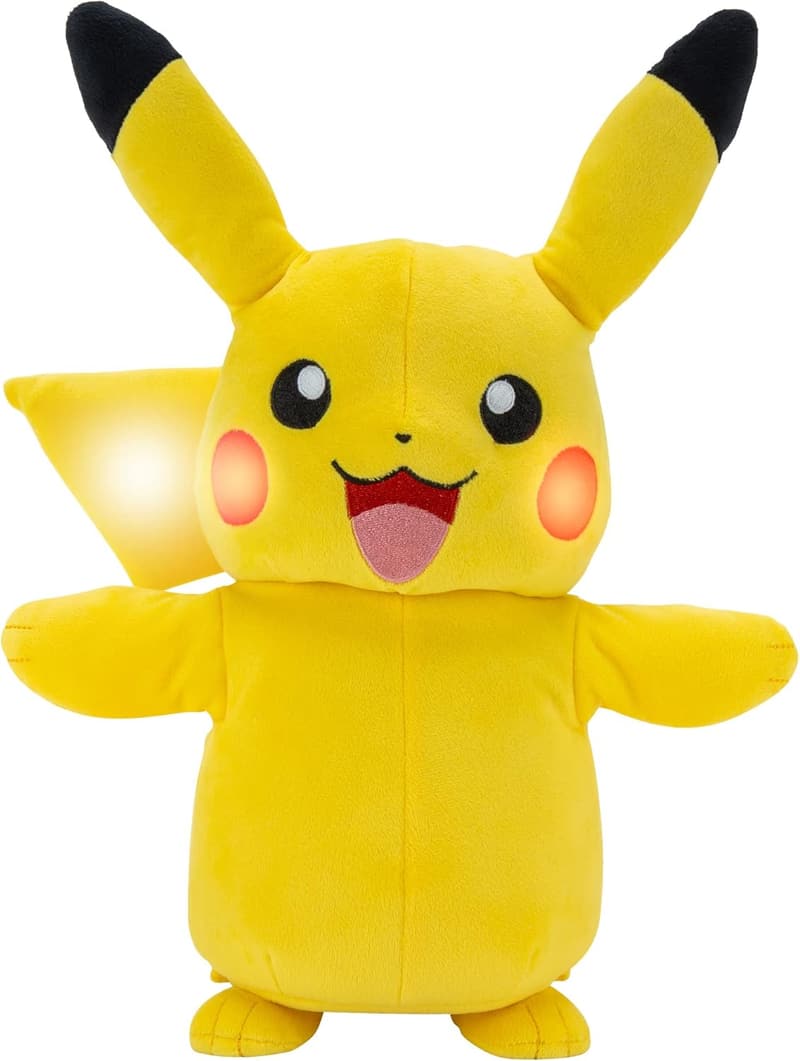 Pokémon Pikachu Interactive Plush - 10-Inch with Lights & Sound