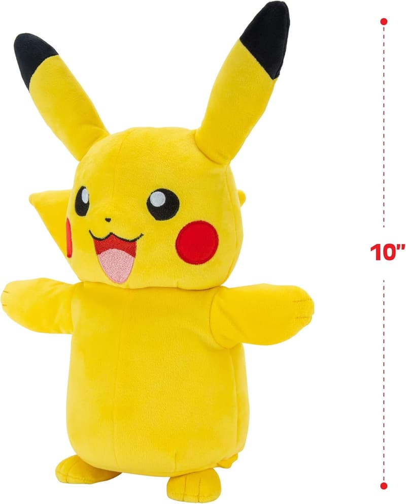 Pokémon Pikachu Interactive Plush - 10-Inch with Lights & Sound