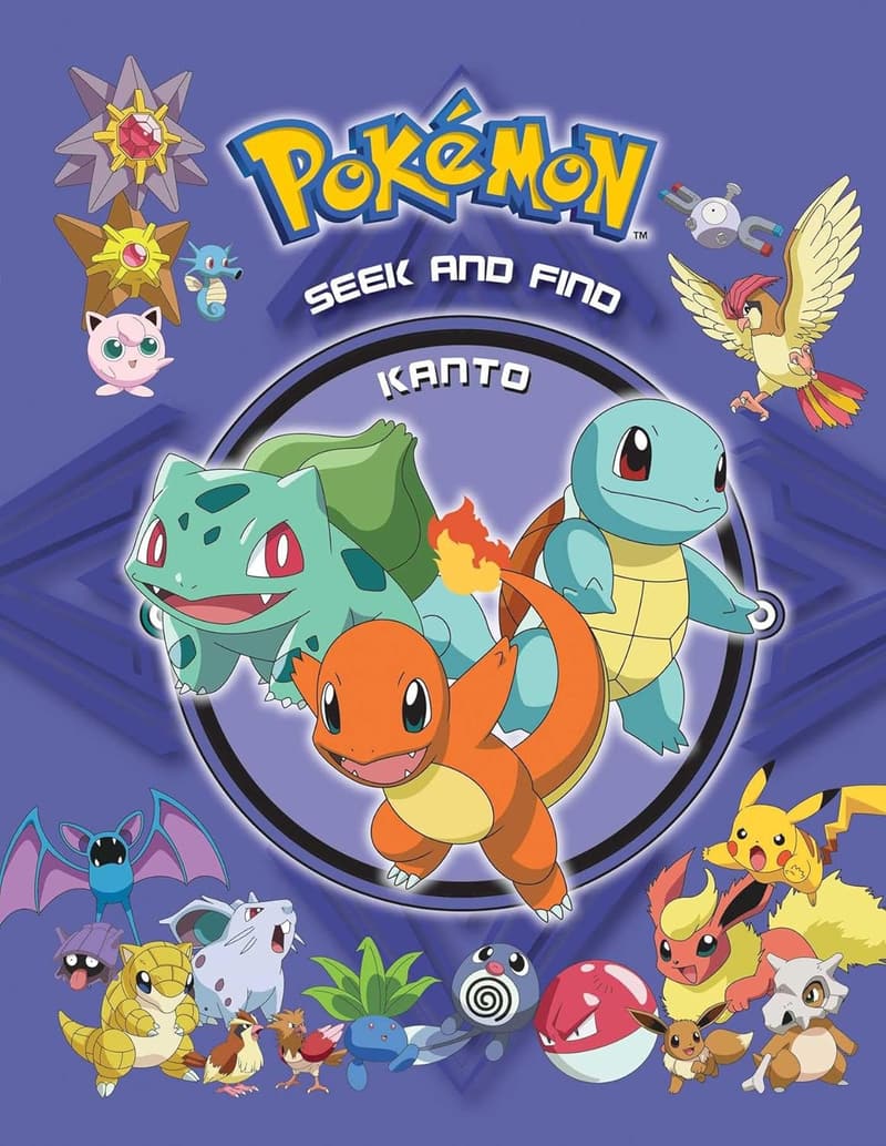 Kanto Pokémon Seek and Find Activity Book