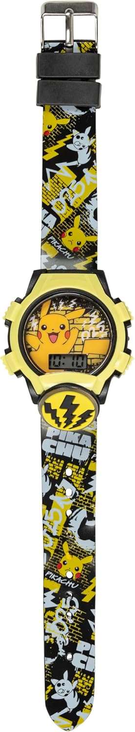 Kids Pokemon Digital LCD Quartz Watch for Boys and Girls