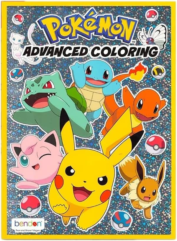 Pokemon Coloring Books Bundle for Kids Ages 4-8 with Stickers