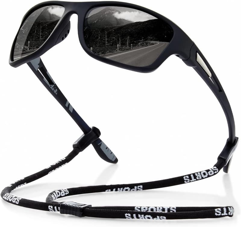 Polarized Sports Sunglasses for Men & Women - UV400 Protection