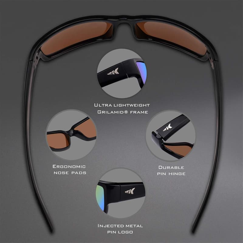 Polarized Sport Sunglasses for Men & Women - UV Protection
