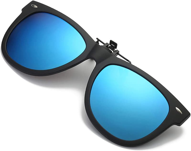 Polarized Clip-On Sunglasses for Prescription Glasses