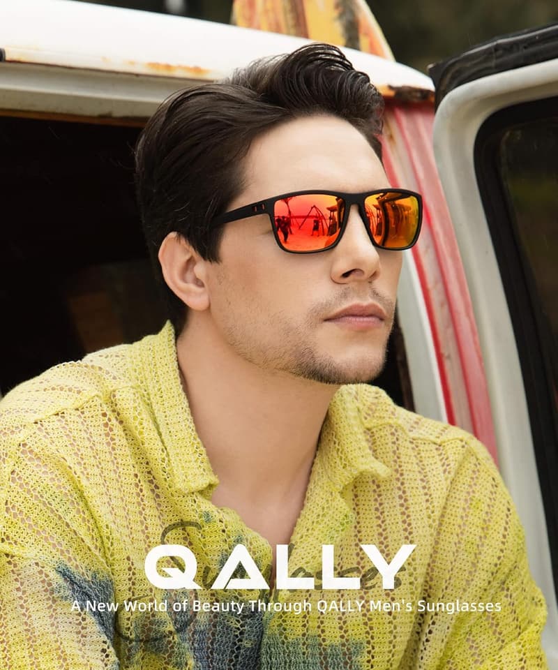 Lightweight Polarized Sunglasses for Men - UV Protection