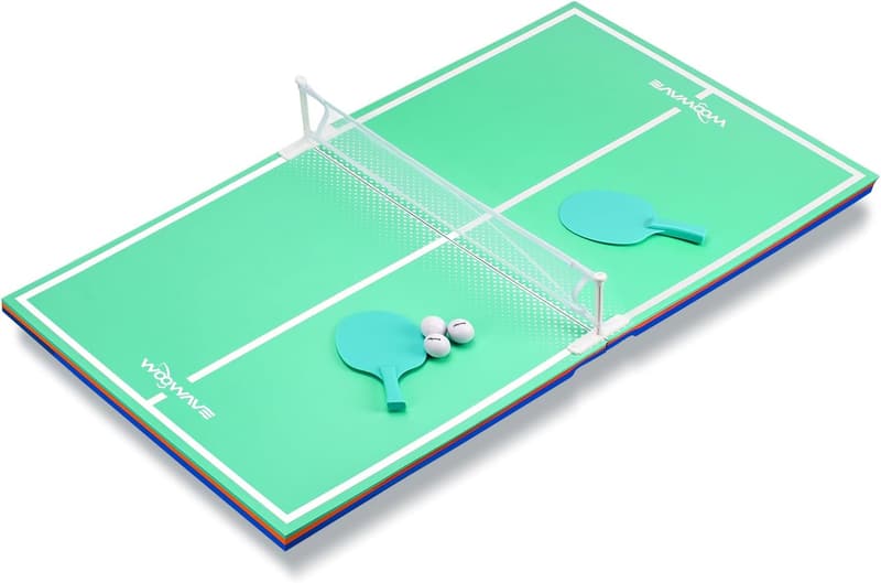 Floating Ping Pong Table for Pool Parties - Includes Paddles & Balls
