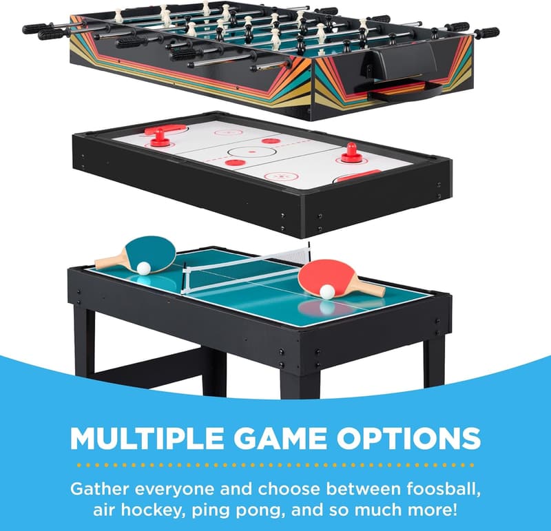 10-in-1 Game Table Set for Home & Family Fun