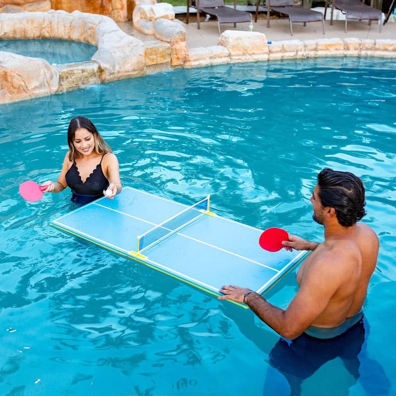 Floating Table Tennis Set - Ultimate Pool Game for Two