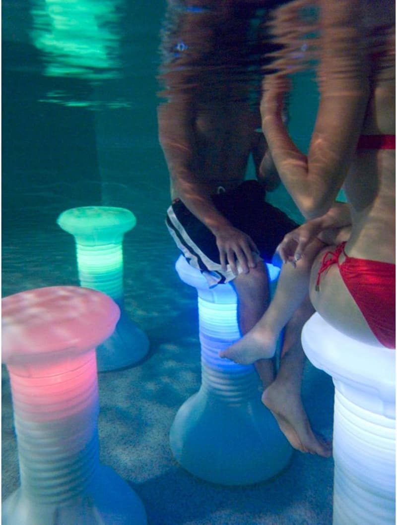 LED Pool Stool by Envy 856455003017