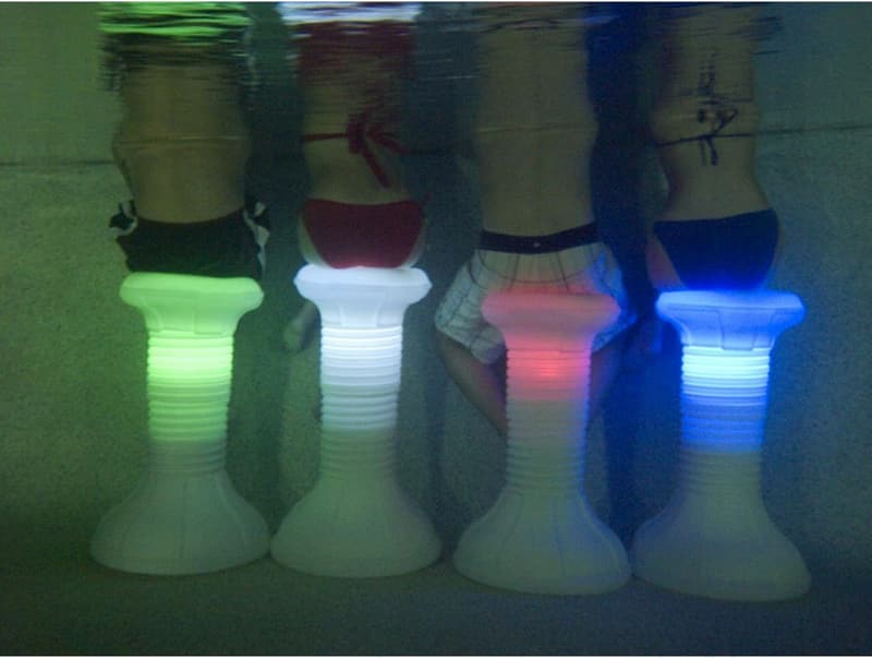 LED Pool Stool by Envy 856455003017