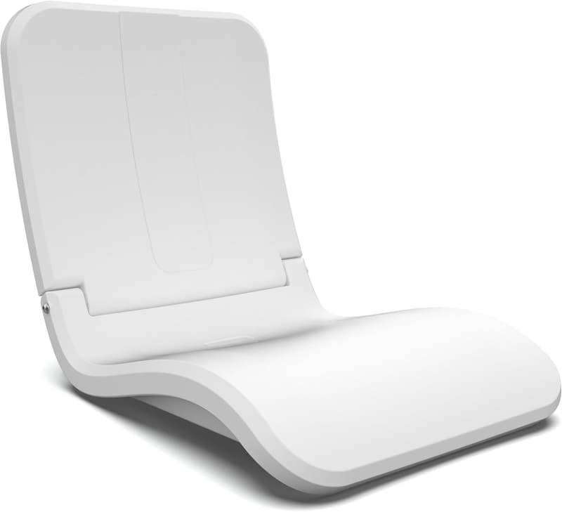 Portable Poolside Chair – Foldable, Durable Plastic with Back Support