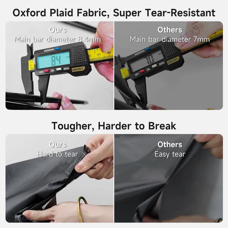 Portable Bike Storage Tent - Waterproof 210D Oxford for 2-3 Bikes