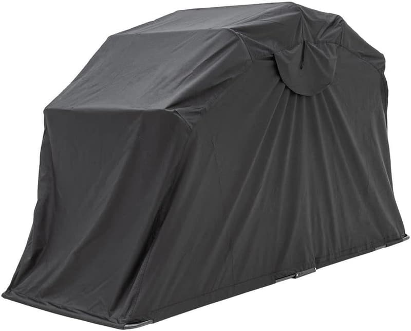 Black Widow Motorcycle Tent, Water-Repellent, Fits Up to 100