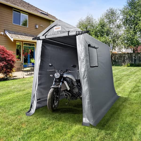 Heavy Duty 6x8 ft Waterproof Portable Storage Shelter