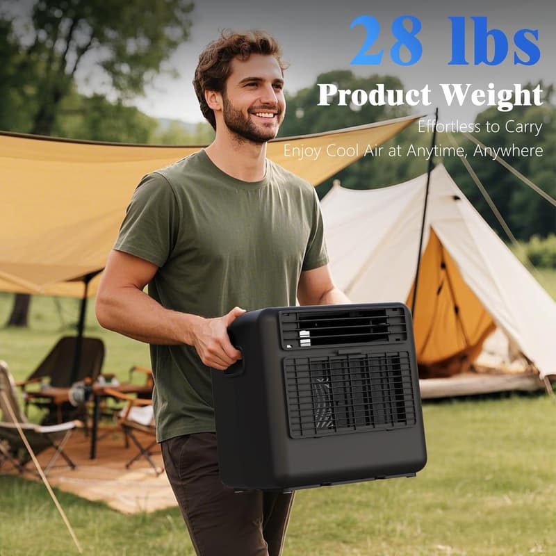 Portable Air Conditioner - 3300BTU Tent & Camping Cooler