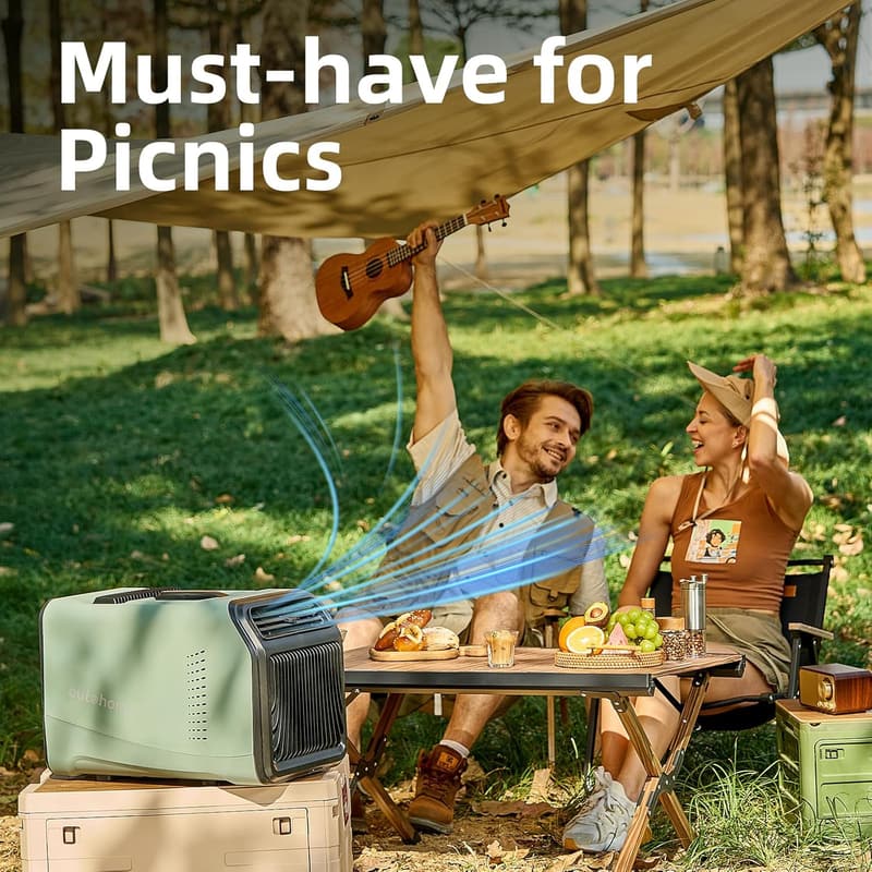 Portable Air Conditioner for Camping & Outdoor Use, 5100 BTU
