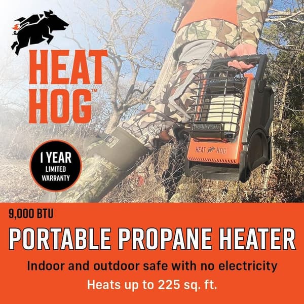 Portable 9,000 BTU Propane Radiant Space Heater