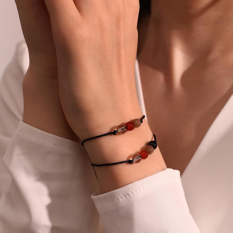 Empath Protection Bracelet with Healing Crystals for Her