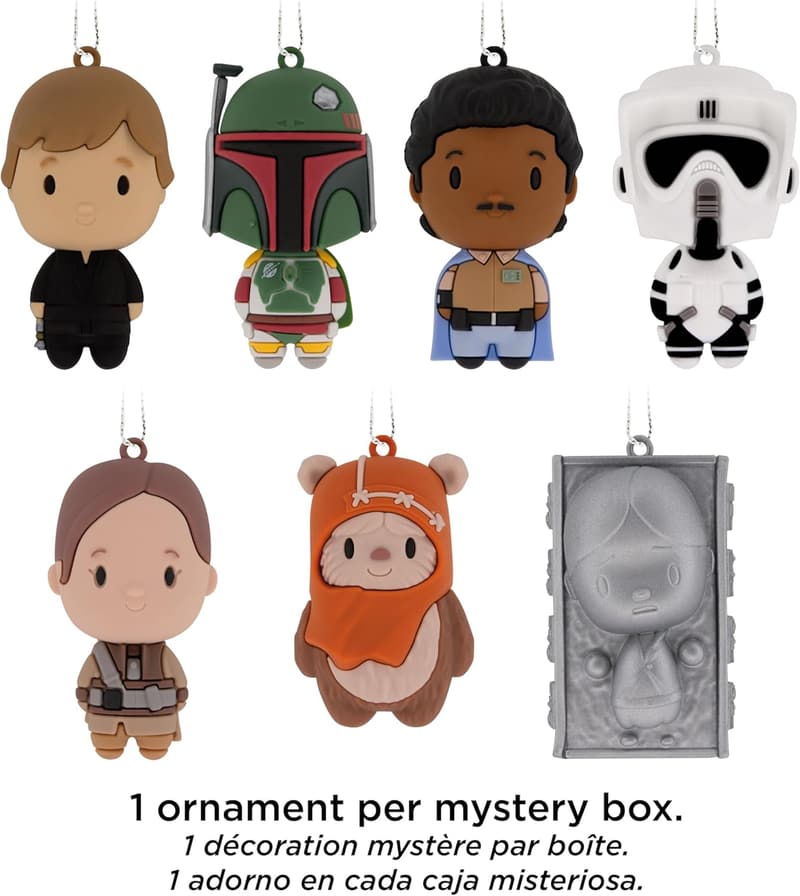 Star Wars Shatterproof Christmas Ornaments - Set of 2