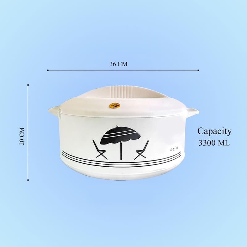 Deluxe Insulated Casserole Warmer & Cooler, 3300 ml