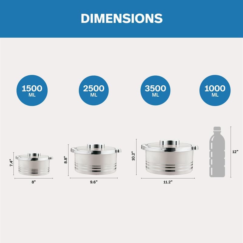 Stainless Steel Insulated Casserole Dish Set - Best Gift for Moms