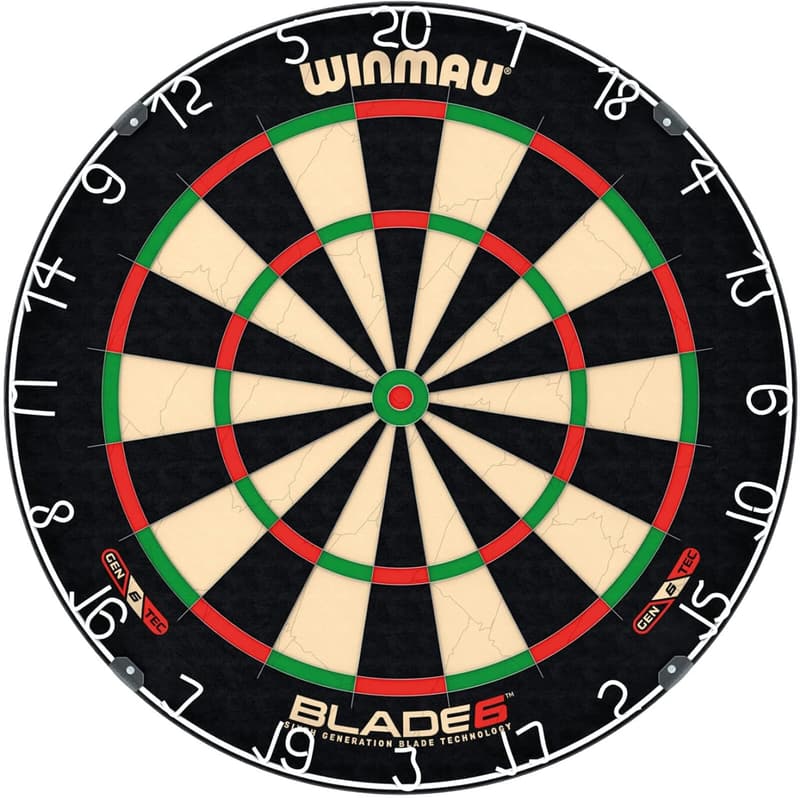 Professional Bristle Dartboard - WINMAU Blade 6 PDC Endorsed