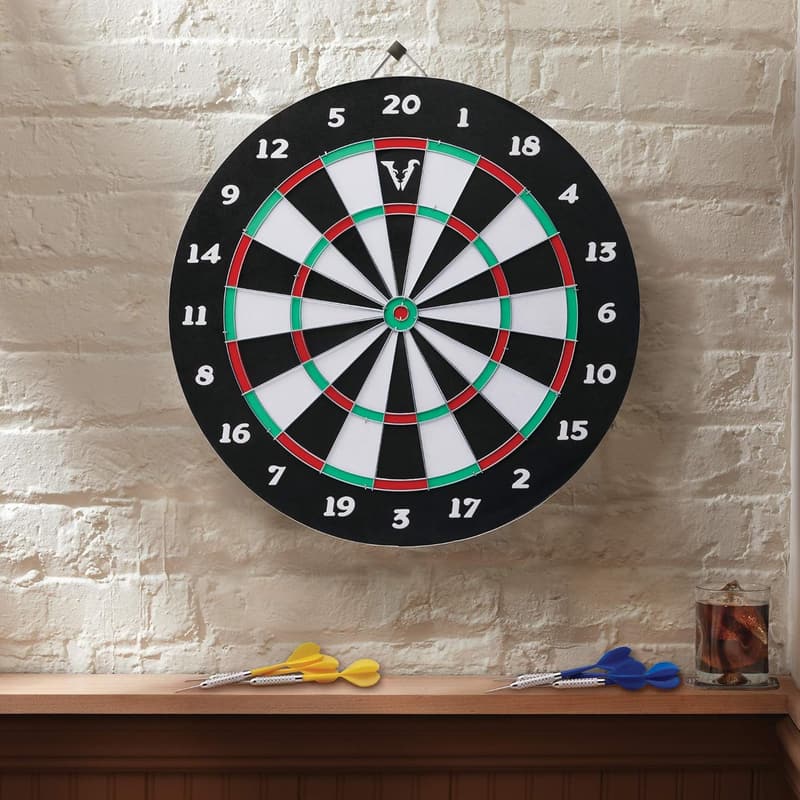Viper Double Play Coiled Fiber Dartboard Set with Darts