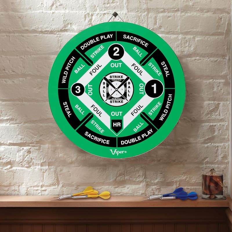 Viper Double Play Coiled Fiber Dartboard Set with Darts