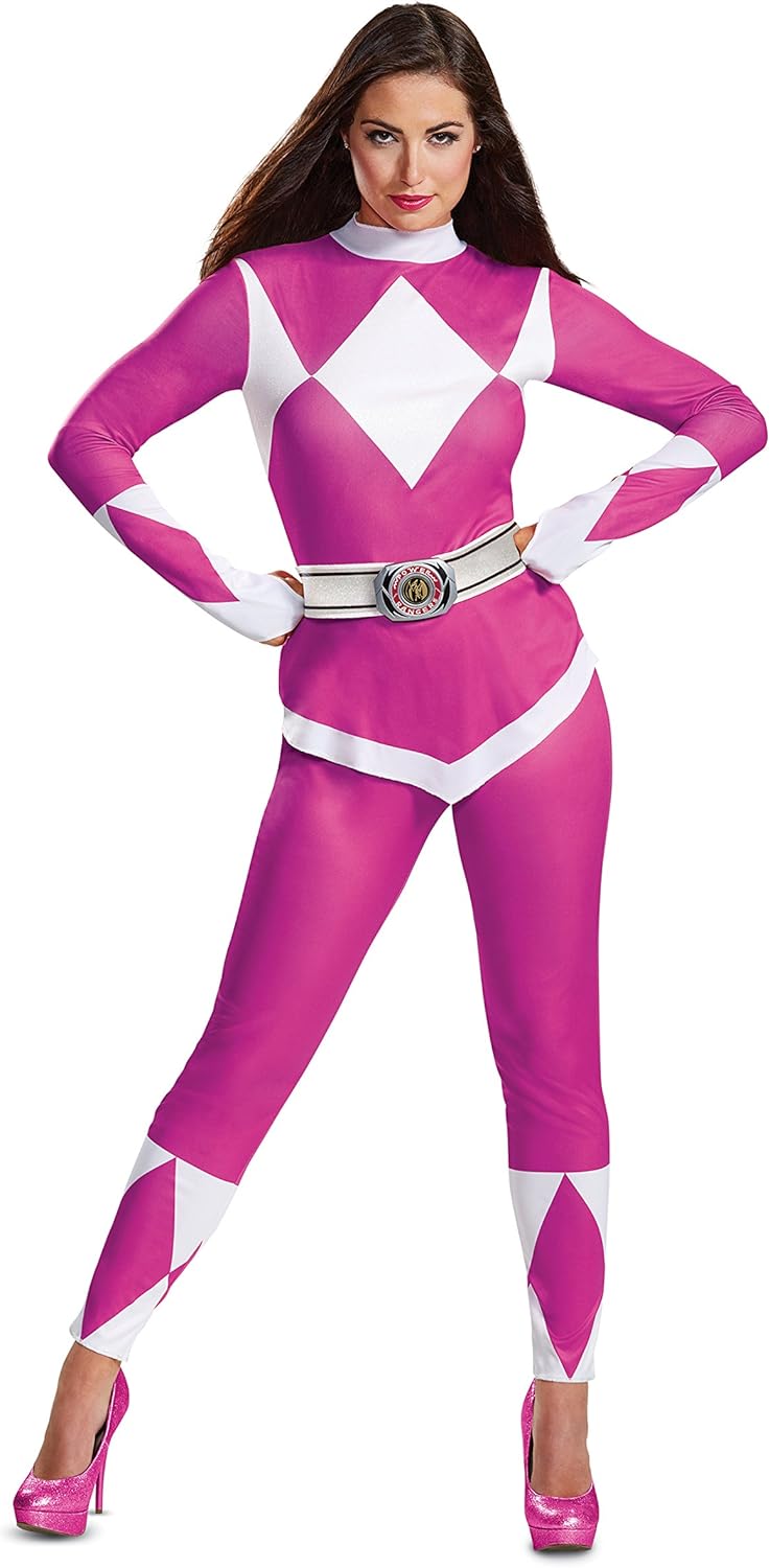 Pink Ranger Adult Costume for Women