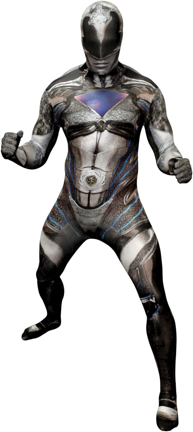 Adult Deluxe Black Power Ranger Costume - XX-Large