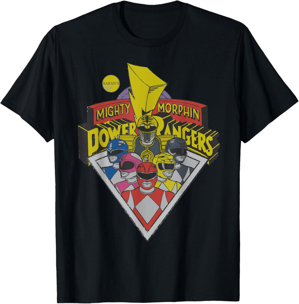 Power Rangers Logo Graphic Tee for Fans