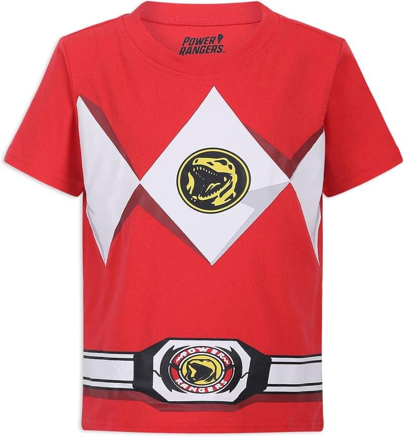 Power Rangers Boys' Short Sleeve Shirt & Pants Set