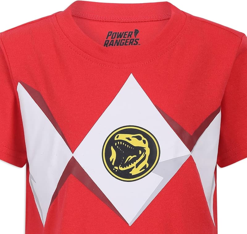 Power Rangers Boys' Short Sleeve Shirt & Pants Set