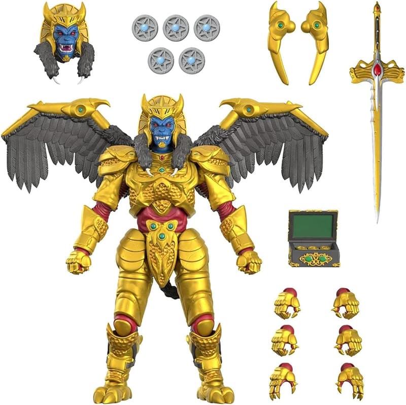 Mighty Morphin Power Rangers Goldar Action Figure - 8