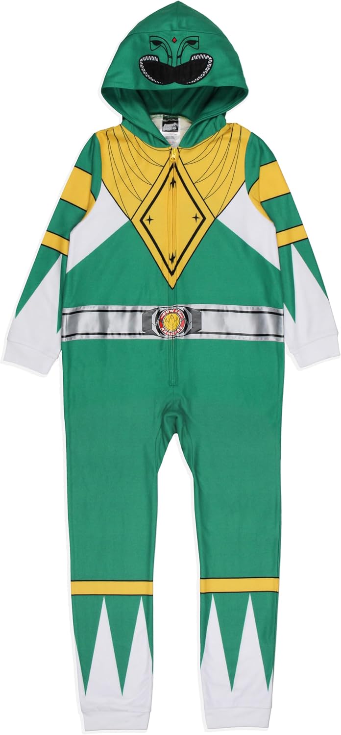Power Rangers Boys' Colorful Character Union Suit Pajamas
