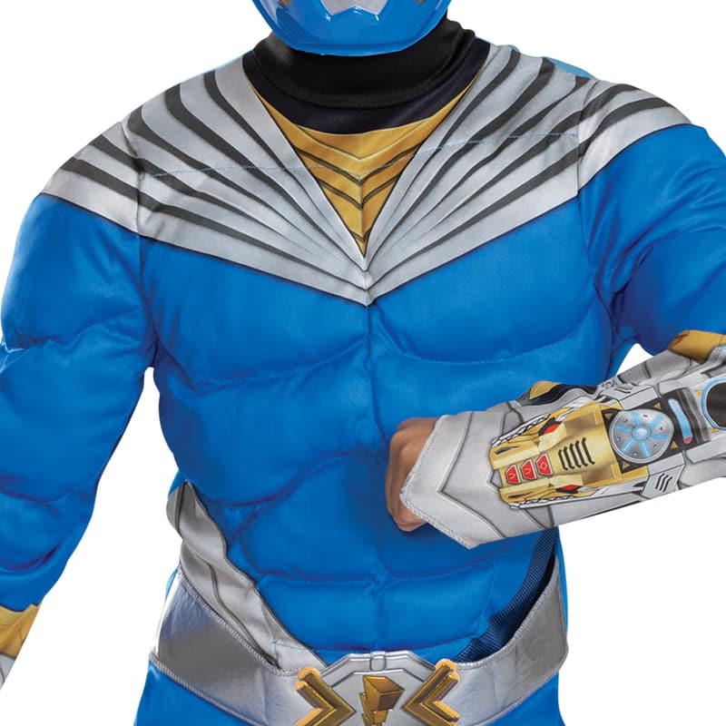 Kids' Blue Ranger Muscle Costume - Official Power Rangers Fury