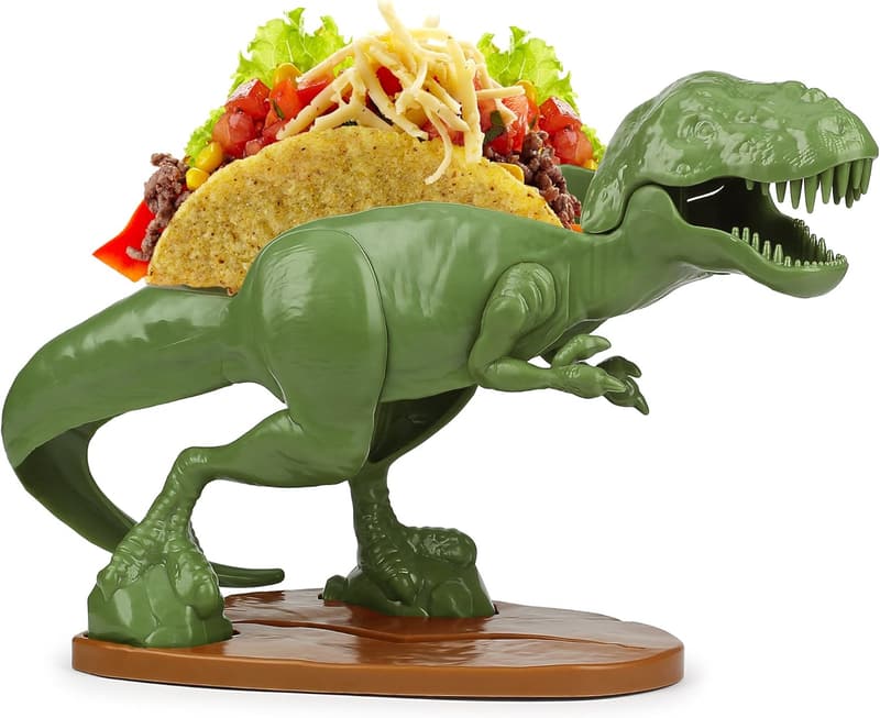 Dinosaur Taco Holder - Fun Tacosaurus for White Elephant Gift