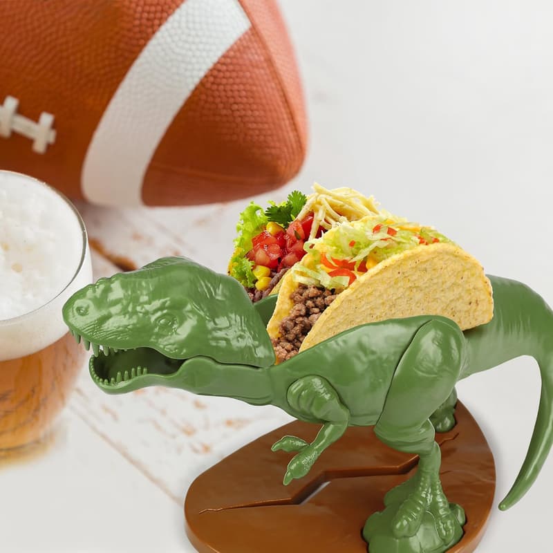 Dinosaur Taco Holder - Fun Tacosaurus for White Elephant Gift