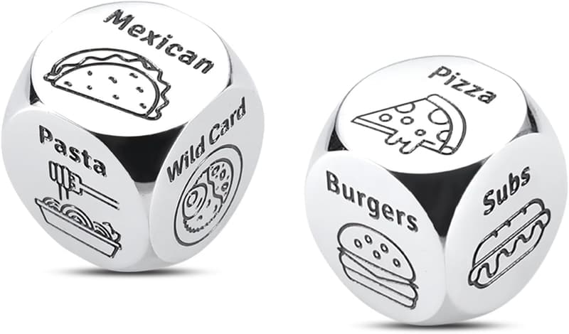 7th Anniversary Funny Date Night Dices for Couples