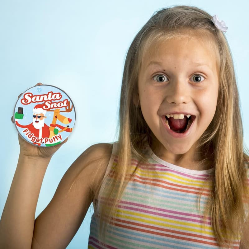 Christmas Santa Snot Fidget Putty - Unique Stocking Stuffer