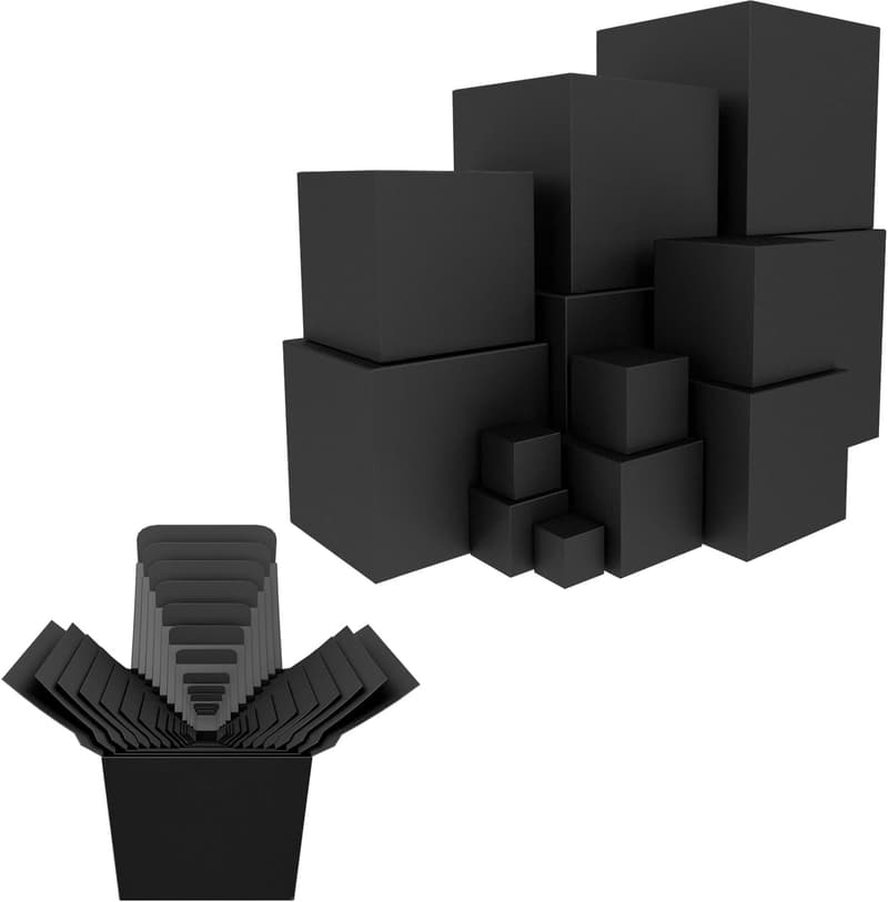 13PCS Stackable Surprise Prank Gift Boxes for Birthdays & Anniversaries