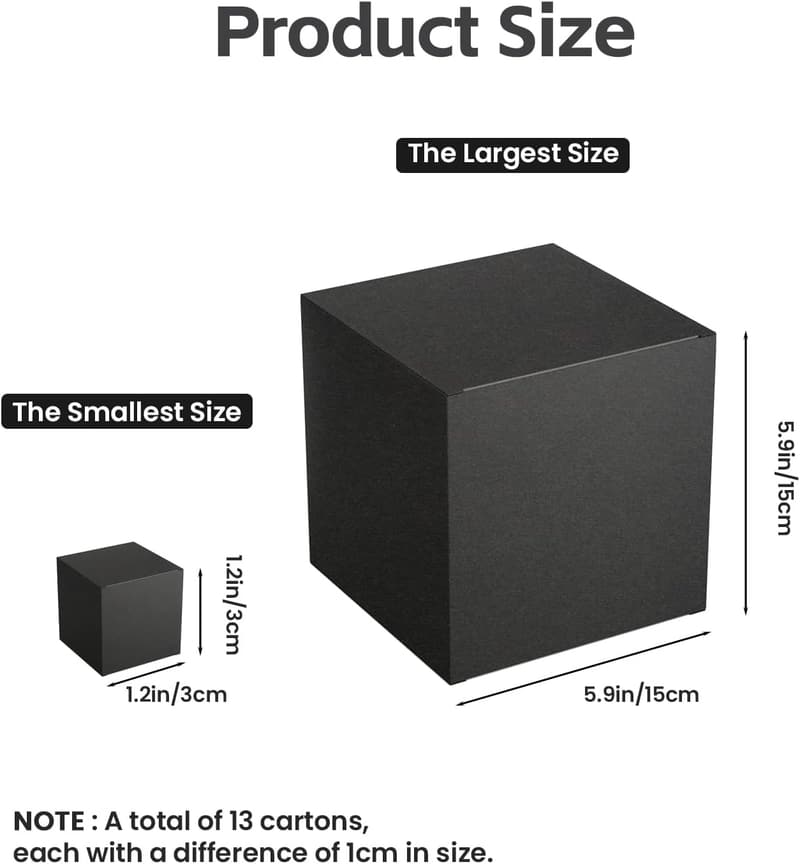 13PCS Stackable Surprise Prank Gift Boxes for Birthdays & Anniversaries