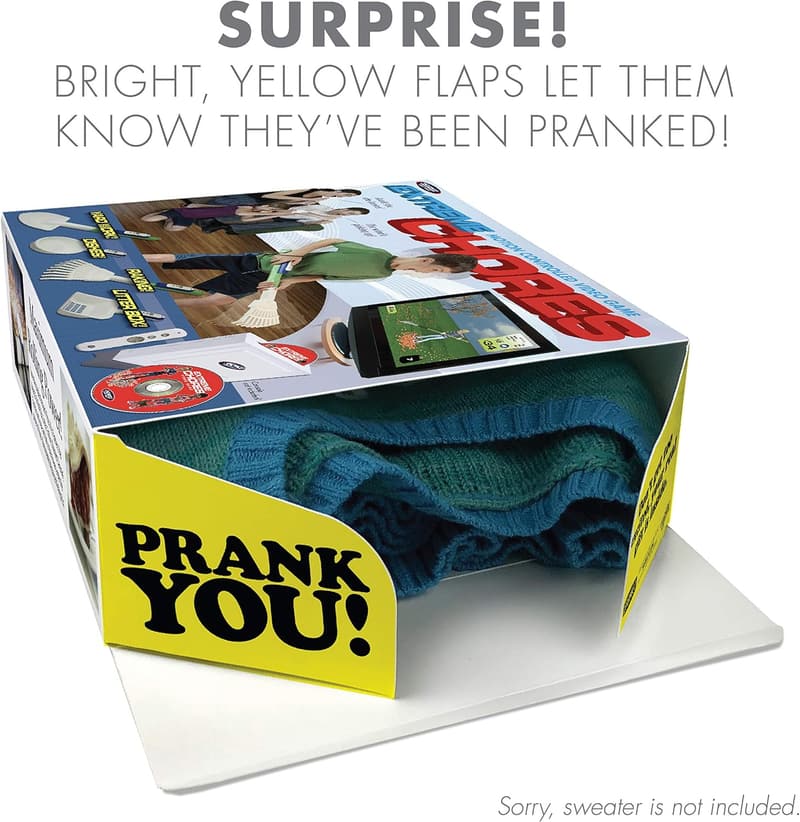 Funny Prank Gift Box for Pranksters - Extreme Chores Design